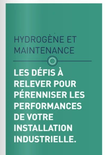Hydrogène et maintenance