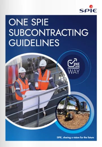 One SPIE subcontracting guidelines