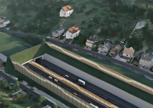 SPIE outfits a new noise barrier tunnel near Pforzheim with state-of-the-art operating equipment