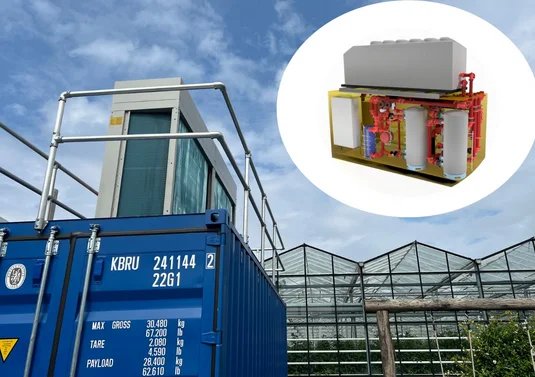 Netherlands - Gas consumption drastically reduced by using sprinkler tanks as a heat source
